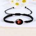 thumbnail image 1 of SNNROO 1pc 26 Letters Handmade Bracelet With Time Gems And Glass Beads For Unisex  Adjustable And Suitable For All Sizes  Great Gift For Family  Friends And Lovers, 1 of 7