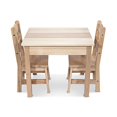 thumbnail image 3 of Melissa & Doug - 2427 | Solid Wood Table & Chairs 3-Piece Set, 3 of 8