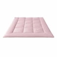 thumbnail image 1 of SLYNSHome Liquidation Protège-Matelas Format Simple Dessus Coussin Respirant Surmatelas 70x79x1.2 Pouces Housse de Matelas - Violet, 1 of 8