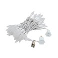 thumbnail image 4 of Novelty Lights 24FT 70 LED C6 Pure White Christmas String Lights, Outdoor, 4 of 6