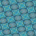 thumbnail image 1 of Ahgly Company Machine Washable Indoor Square Transitional Dark Cyan Green Area Rugs, 5' Square, 1 of 7