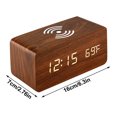 thumbnail image 3 of Digital Clock with Sound Control Function and Date Temperature Display for Wireless Charging in Bedroom and Home, 3 of 7