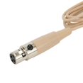 thumbnail image 2 of Bgsha Beige Double Earhook Headset Mic Headworn Microphone 3.5mm 3 Pin 4 Pin XLR Plug, 2 of 9