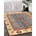 thumbnail image 2 of Ahgly Company Indoor Rectangle Abstract Chestnut Brown Oriental Area Rugs, 8' x 12', 2 of 6