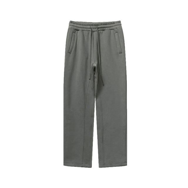 Styesk Men's Pants Men's Solid Color Casual Straight Leg Pants Full Length Pants