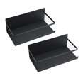 thumbnail image 1 of ZPSHYD Lot de 2 étagères de Rangement Magnétiques pour Réfrigérateur à épices - Solution de Rangement Multifonctionnelle Noire pour Cuisine, 1 of 14