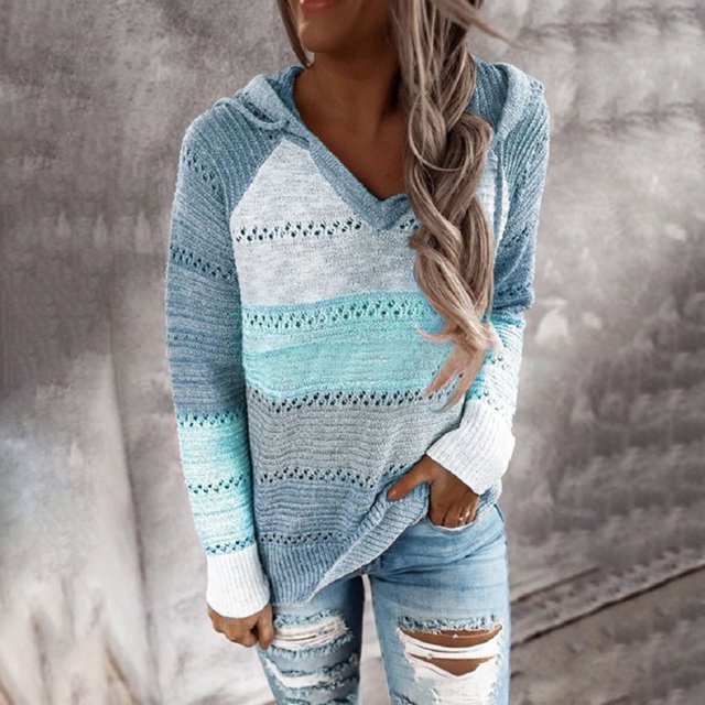 RXIRUCGD Hauts pour Femmes Liquidation Hauts Décontractés de Noël Imprimés Chandail Col Rond Manches Longues Boutons Blouse Hauts Blouse pour Femmes Bleu Ciel TG