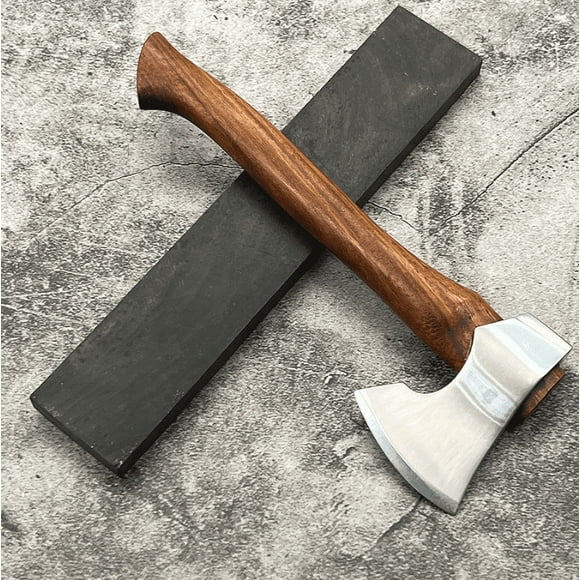 Apmemiss Clearance Mini Axe Fixed Blade Hunting Survival Stainless Steel Knife Home Decor
