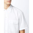 thumbnail image 4 of Dickies Chemise de Travail à Manches Courtes pour Homme, 3X, Blanc, 4 of 6