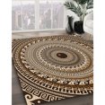 thumbnail image 3 of Ahgly Company Tapis Rectangulaire Lavable en Machine Rouge Nuit, 6 Pieds x 9 Pieds, 3 of 7