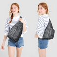 thumbnail image 2 of Modern Art Sling Backpack - Museum-Worthy Print Crossbody Bag, Fashion Forward Design, 2 of 4