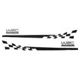 thumbnail image 3 of Car Both Side Sticker Auto Body Decal Body Side Decal Auto Decal 2PCS Car Body Sticker 78.7x9.8in Waterproof Graphic Film Decal Universal Auto Decoration, 3 of 8