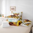 thumbnail image 4 of Erosebridal Ensemble de Literie Highland Cow Format Grand, Ensemble de Lit Tournesol, Déco de Chambre Ferme avec Animaux, Réversible, 4 of 5