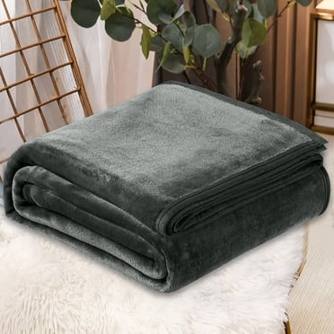 tumgatte Couverture en Molleton Micro Peluche Super Douce et Chaude Unie Jeté Tapis Canapé Literie Liquidation