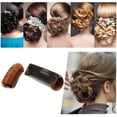 thumbnail image 4 of Wig Cushion Stable Comfortable High Temperature Fiber Insert Comb Invisible Fluffy Hair Pad for Female, 4 of 8