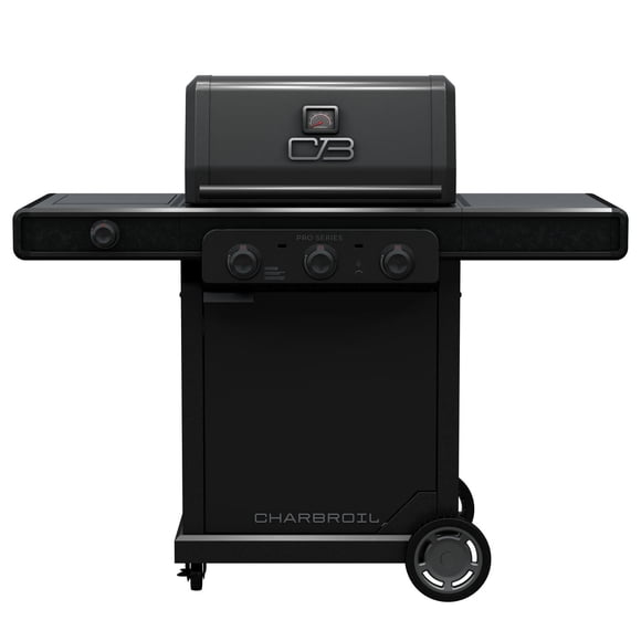 Barbecue à gaz à 3 brûleurs Char-Broil Pro Series™ avec brûleur latéral - noir