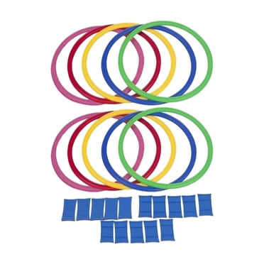 Lipstore 10 Pcs Cercle d'Entraînement d'Agilité Ensemble d'Équipement D\'entraînement Physique Polyvalent 42cm