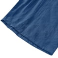 thumbnail image 4 of TIMIFIS Ensembles de Pyjamas pour Femmes 2 Pcs Pyjamas Grande Taille Coton et Lin Haut à Manches Courtes Col Rond Vêtements de Nuit Pyjamas Confortables et Respirants - Printemps/été, 4 of 7