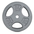 thumbnail image 1 of CAP Barbell Standard Cast Iron 1-inch Weight Lifting Grip Plate, 25 lb, Single, Grey, 1 of 5