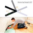 thumbnail image 4 of 0~225° 400mm Digital Protractor Spirit Level Angle Finder Gauge Meter Digital Angle Finder Electronic Protractor 400mm ,Long Lasting, 4 of 4