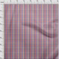 thumbnail image 2 of oneOone Cotton Silk Fabric Madras Check Print Fabric BTY 42 Inch Wide, 2 of 3