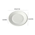thumbnail image 3 of Disposable Paper Plates for Bbq Party and Everyday Use | Cane Bamboo Pulp Uncoated Plates | Biodegradable Recyclable Dinnerware for Snacks Fruit and Crafts | Home Kitchen Outdoor Picnic, 3 of 9