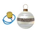 thumbnail image 2 of Boule Gonflable de Noël Décorations de Noël PVC Décoration Extérieure Rayures de Noël, 2 of 9