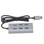 USB Station, USB Hub, Portable Lightweight 7 Port For PC Laptop