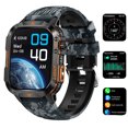 thumbnail image 1 of Smart Watch Bluetooth Call(Answer/Make Calls) Compass LED Flashlight  IP68 Fitness  Trakcer Outdoor Fitness Watch for Android Ios Men Smartwatch, 1 of 17