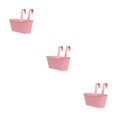 thumbnail image 2 of relayinert Outdoor Hanging Pots For Plants Practical And Beautiful Solution Detachable Pink 3Set, 2 of 6