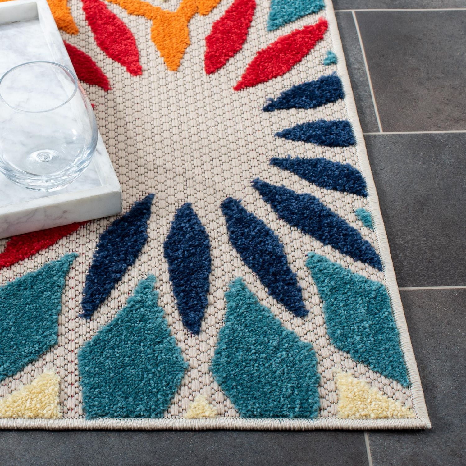 Safavieh Cabana Quincy Tapis Floral Extérieur