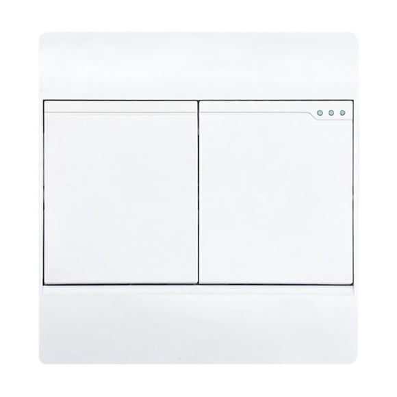 Yeacher Interrupteur Lumineux Intelligent Wi-Fi Plaque d'Interrupteur Gang 1/2/3 Commande Vocale Fonction de Partage et de Minutage Télécommandes d'Appli de Téléphone Mobile pour Appareils Ménagers