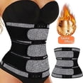 thumbnail image 1 of Mikilon Women Wrap Waist Belt Slimming Body Shaper Plus Size Waist Trainer Shapeware, 1 of 6