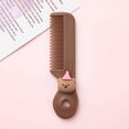 thumbnail image 1 of Portable Mini Hair Comb for Sensitive Scalp - Gentle Detangling Grooming Tool for On-the-Go, Car, Purse or Home Bathroom Essentials, 1 of 9