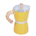 thumbnail image 3 of Stovetop Moka Pot, Coffee Maker 300ML Ergonomic Handle Design  For Home For Office Yellow, 3 of 8