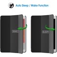 thumbnail image 4 of Étui pour Apple iPad 7 (10,2 Pouces, Modèle 2019, 7e Génération), Mise en Veille / Réveil Automatique (Noir), 4 of 7