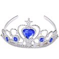 thumbnail image 4 of Girl's Tiara Rhinestone Decor Dress up Tiara Princess Crown with Princess Wand, 4 of 9