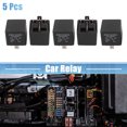 thumbnail image 2 of JD2912 DC 24V Coil 40A 5 Pins SPDT Vehicle Car Security Power Relay 5pcs, 2 of 3
