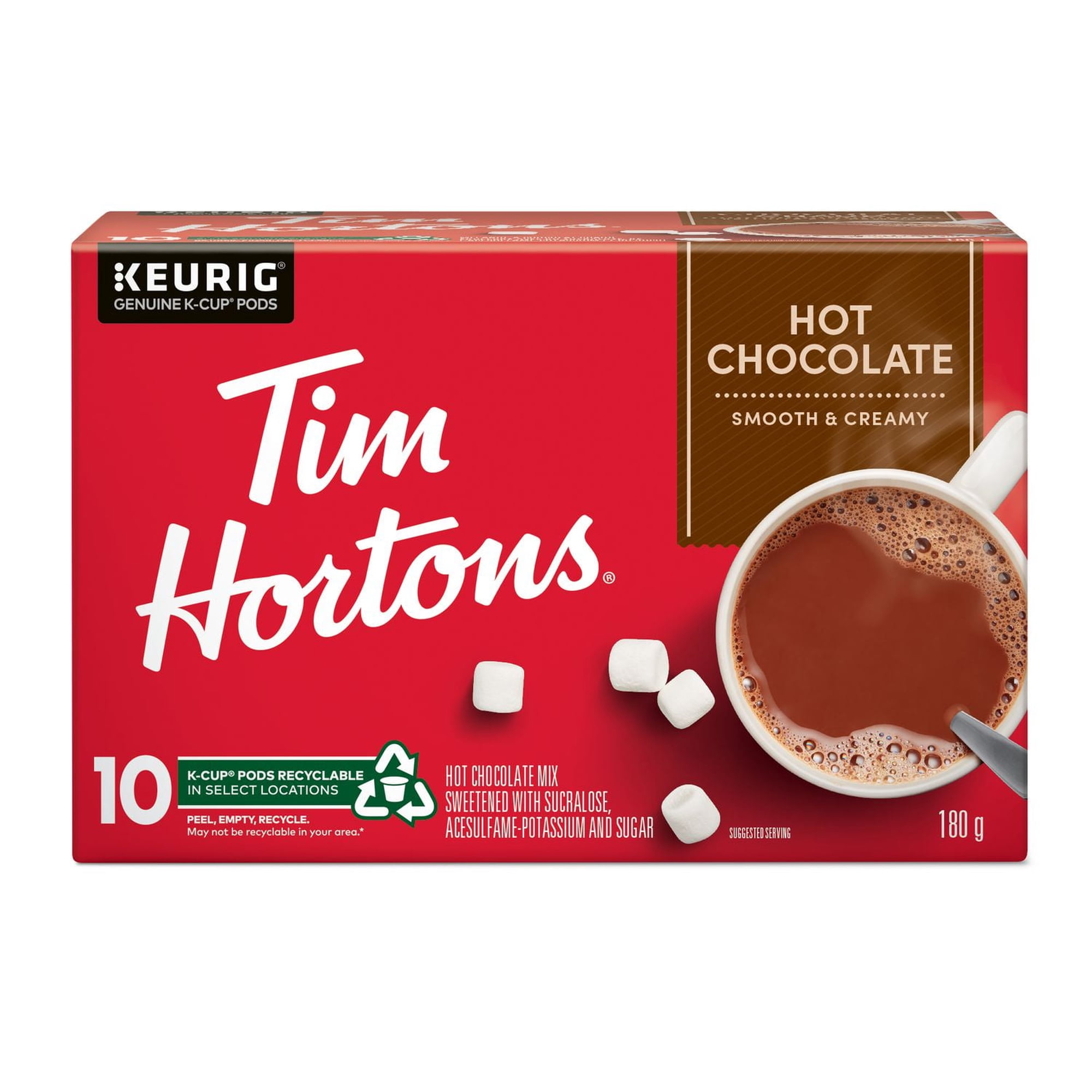 Tim Hortons Hot Chocolate K-Cups Pods, Single-Serve K-Cups