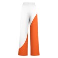 thumbnail image 3 of Yuyuzo Women's High Waisted Wide Leg Color Block Lounge Pants with Pockets, 3 of 4