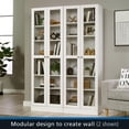 thumbnail image 4 of Mainstays Glass Bookcase, 4 of 9
