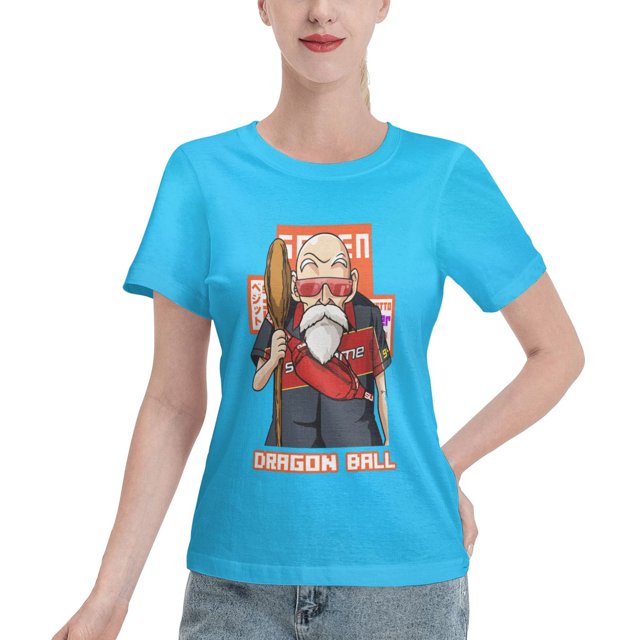 Women's Basic Short Sleeve T-Shirt Dragon Ball Turtle Fairy