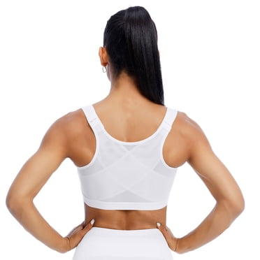 Bra For Seniors Front Closure Supportive Full Coverage Wireless Bra for Women Ageing Comfort and Easy Front Closure Design for Daily Wear and Posture Support