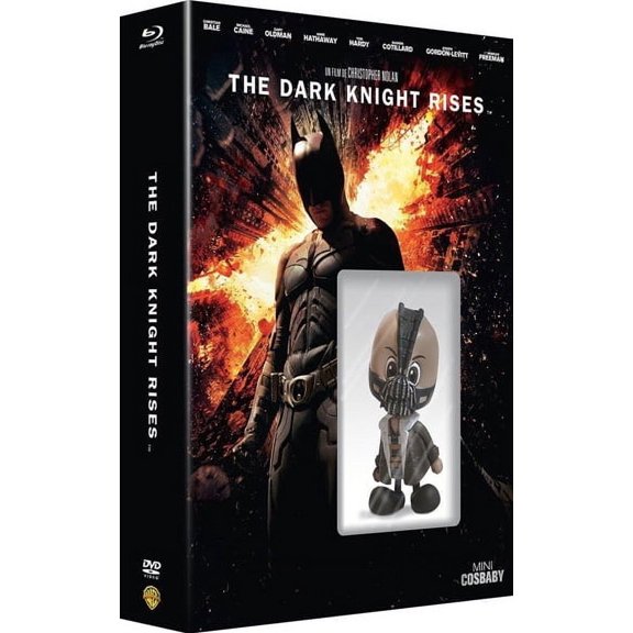 Batman: The Dark Knight Rises - Limited Edition plus Mini Cosbaby Figurine (Blu-Ray & DVD Combo) [ Blu-Ray, Reg.A/B/C Import - France ]