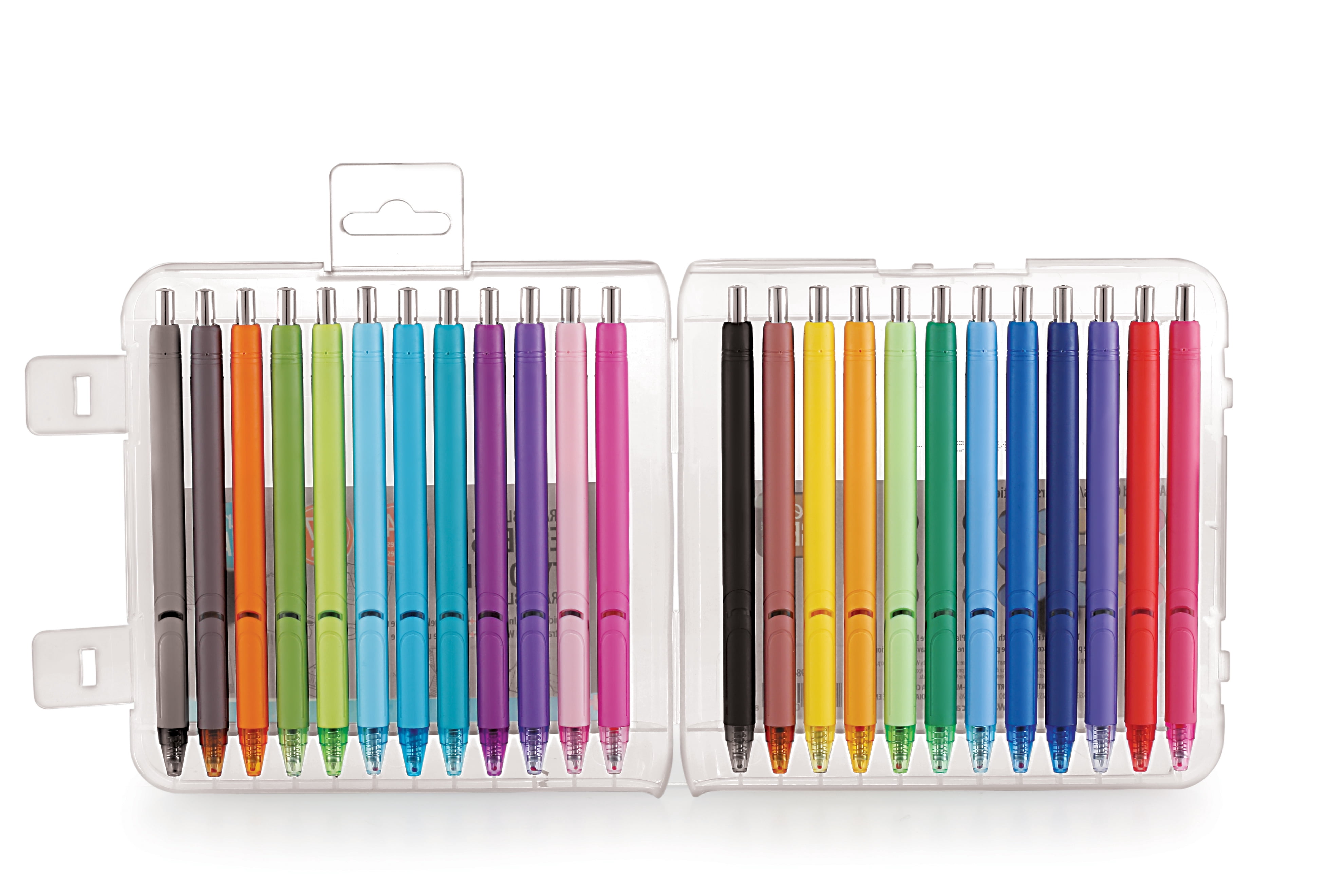 Pen+Gear Retractable Gel Pens, .7mm, Medium Point, Assorted Ink, 24 Count