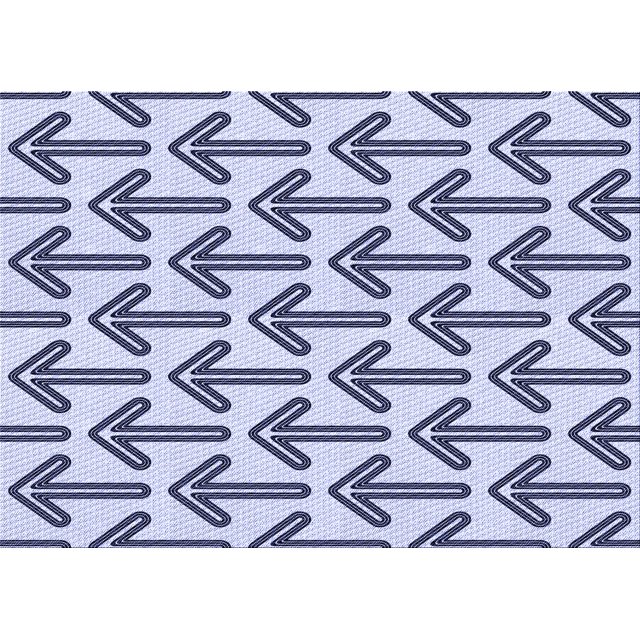 Ahgly Company Tapis d'Intérieur Lavables en Machine Rectangle Bleu Lavande Transitionnel, 2' x 4'