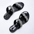 thumbnail image 4 of RKSTN Chaussons pour Femmes Sandales en Strass Chaussons de Plage Chaussures en Gelée, Chaussons pour Femmes Intérieur Extérieur, 4 of 7