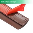 thumbnail image 3 of Unique Bargains Floor Transition Strip 6.6Ft 2 Meter Self Adhesive for Height 5mm Dark Brown, 3 of 6