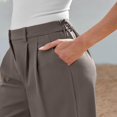 thumbnail image 4 of LYMAYTER Pantalon Grand Taille Haute pour Femmes Pantalon Décontracté Extensible Respirant Formel, 4 of 8