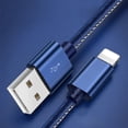 thumbnail image 3 of Baohd 1 Meter Denim Phone Data Charging Cable Replacement for iPhone Replacement for Android Type-C Data Line, 3 of 8